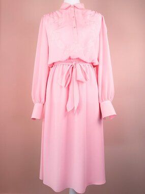 Vintage Lord & Taylor Pink Shirt Dress
